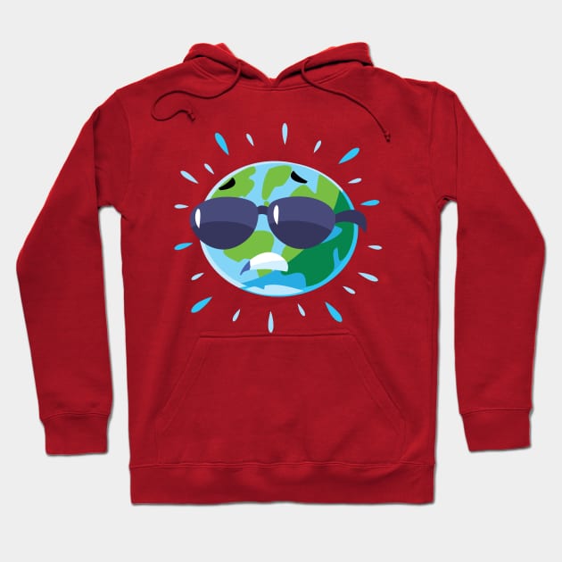 great heat on earth due to the warming of the atmosphere Hoodie by duxpavlic